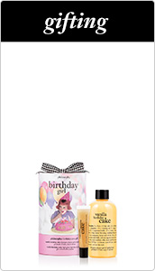 philosophy gifts | gifting | presents| samples
